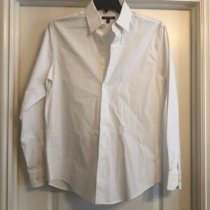 Size M White Express 1MX Button Down Shirt
